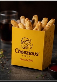 Cheezious fry scoop filled with breadsticks