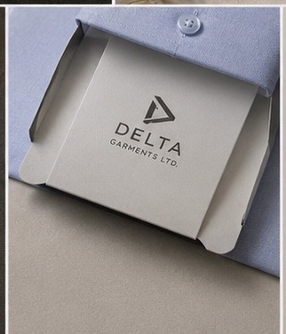 Delta Garments grey inner packaging board