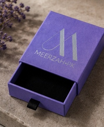 Meerzah.pk violet drawer partially open with foam insert